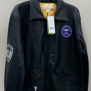 NWOT Nicole Miller Leather Jacket MSRP $630